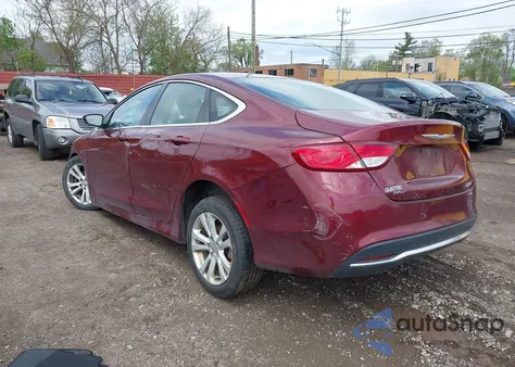 2015 Chrysler 200 Limited from USA, damaged, VIN 1C3CCCAB2FN539838